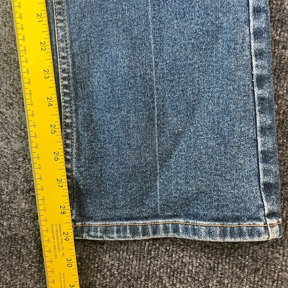 Levi's 515 Bootcut Leg Jeans Women 30x29 Blue Denim Stretch Mid Rise Medium Wash - Picture 5 of 16